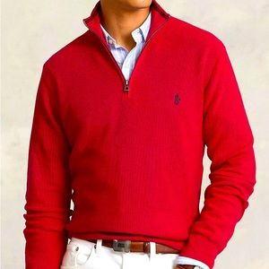 *****Great Condition***** Men’s Polo Ralph Lauren
Mesh Knit Cotton Zip Sweater.